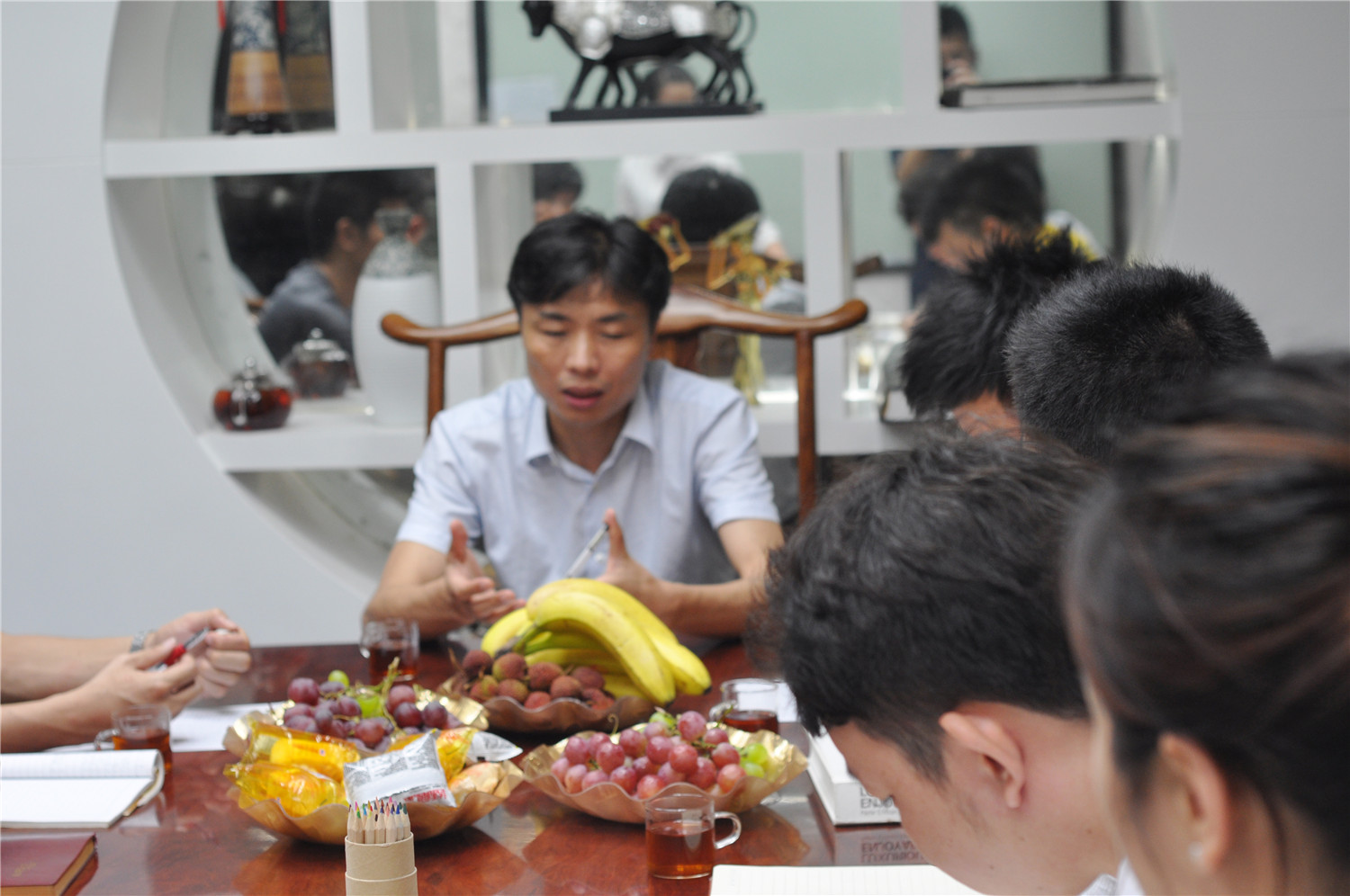 陳教授在我公司給我們傳授專業(yè)知識(shí)(圖4)